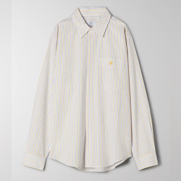 Aritzia TNA Landis Striped Button-Up - Picture 1 of 5